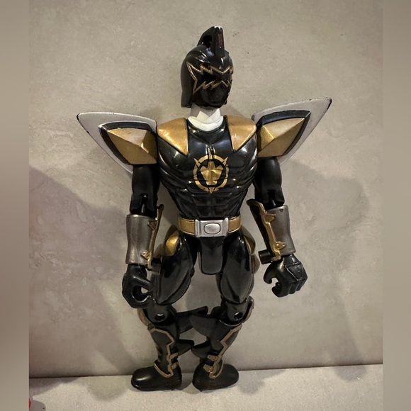 Set Black Raptor Cycle & Red Ranger Figures Power Rangers Dino Thunder - Picture 3 of 7